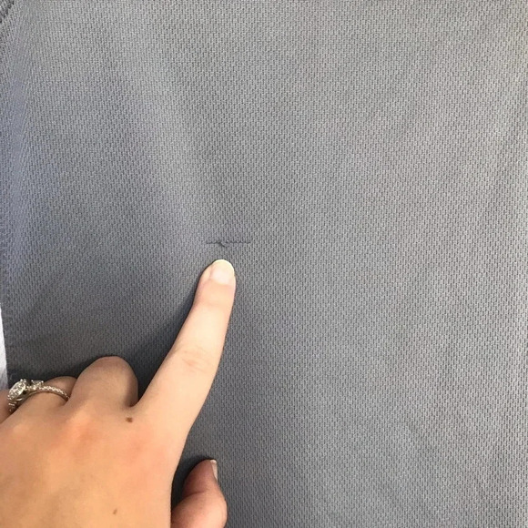 Russell Dri-Power Grey White Shirt - Picture 3 of 4